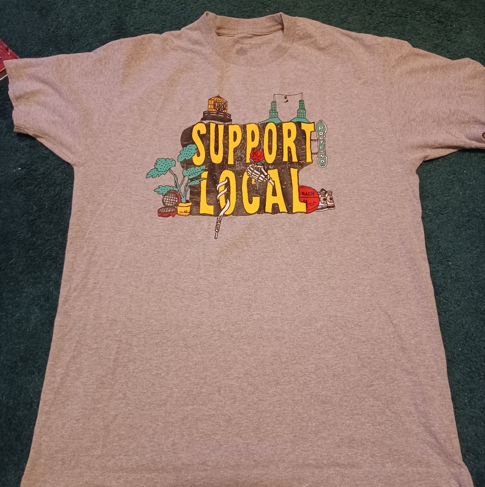 Support local trailblazers t-shirt